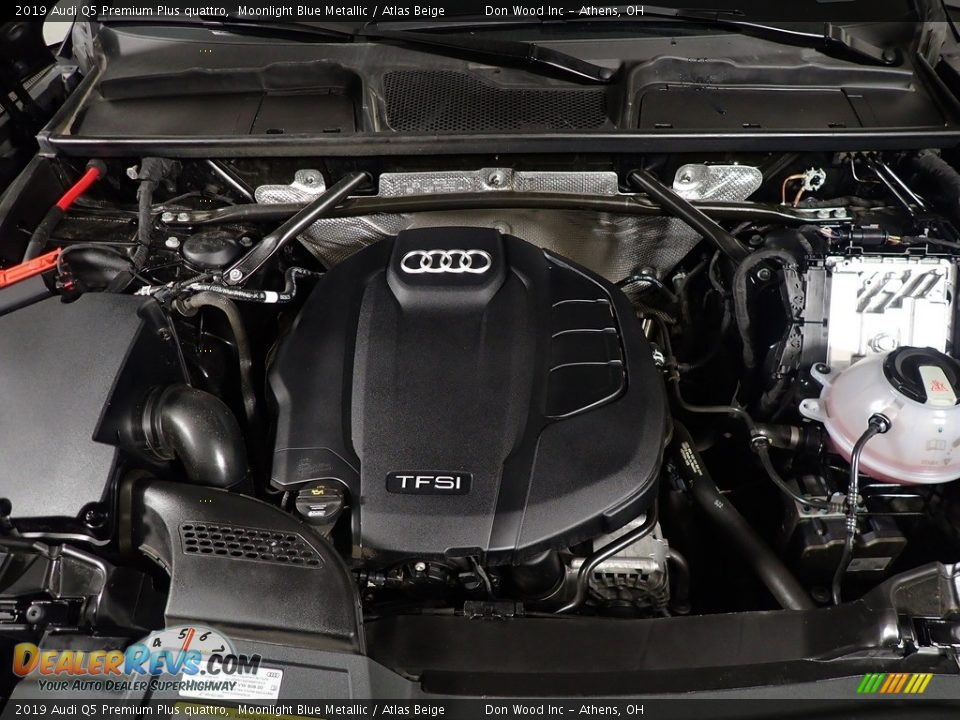 2019 Audi Q5 Premium Plus quattro Moonlight Blue Metallic / Atlas Beige Photo #10