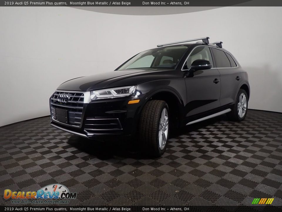 2019 Audi Q5 Premium Plus quattro Moonlight Blue Metallic / Atlas Beige Photo #11