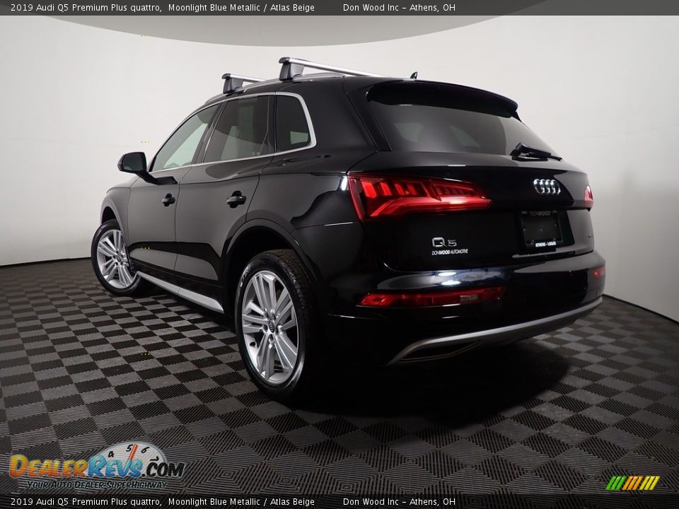 2019 Audi Q5 Premium Plus quattro Moonlight Blue Metallic / Atlas Beige Photo #14