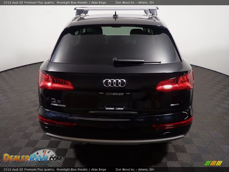 2019 Audi Q5 Premium Plus quattro Moonlight Blue Metallic / Atlas Beige Photo #16