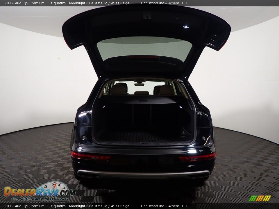 2019 Audi Q5 Premium Plus quattro Moonlight Blue Metallic / Atlas Beige Photo #17
