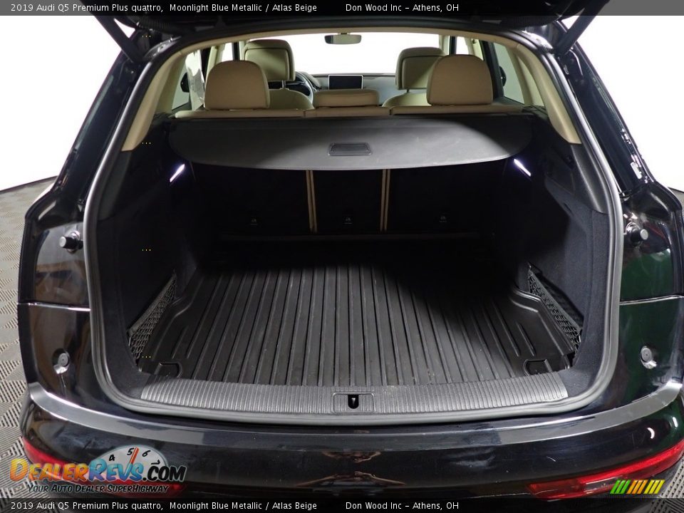 2019 Audi Q5 Premium Plus quattro Moonlight Blue Metallic / Atlas Beige Photo #19