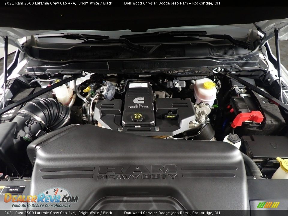 2021 Ram 2500 Laramie Crew Cab 4x4 Bright White / Black Photo #7