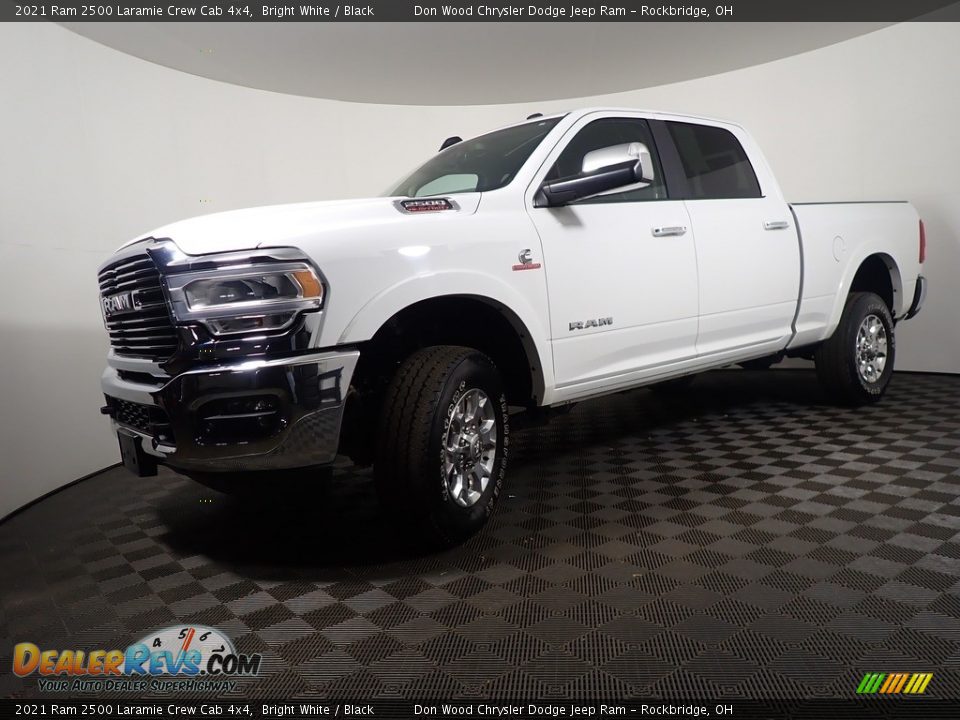 2021 Ram 2500 Laramie Crew Cab 4x4 Bright White / Black Photo #8