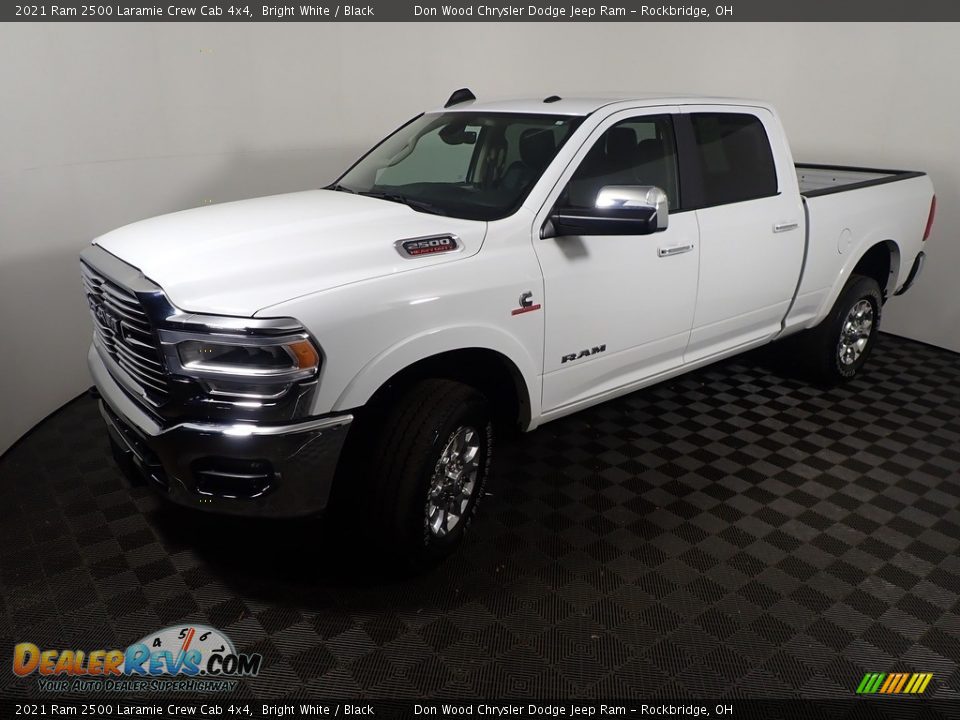 2021 Ram 2500 Laramie Crew Cab 4x4 Bright White / Black Photo #9