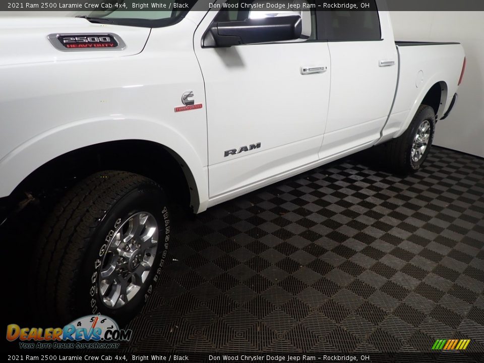 2021 Ram 2500 Laramie Crew Cab 4x4 Bright White / Black Photo #10