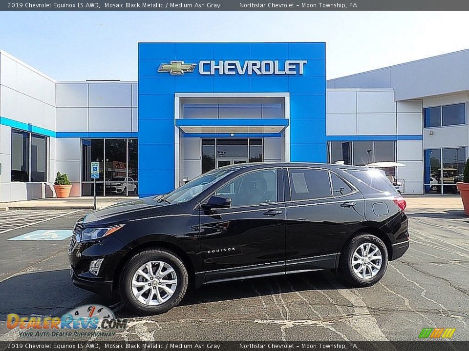 2019 Chevrolet Equinox LS AWD Mosaic Black Metallic / Medium Ash Gray Photo #1
