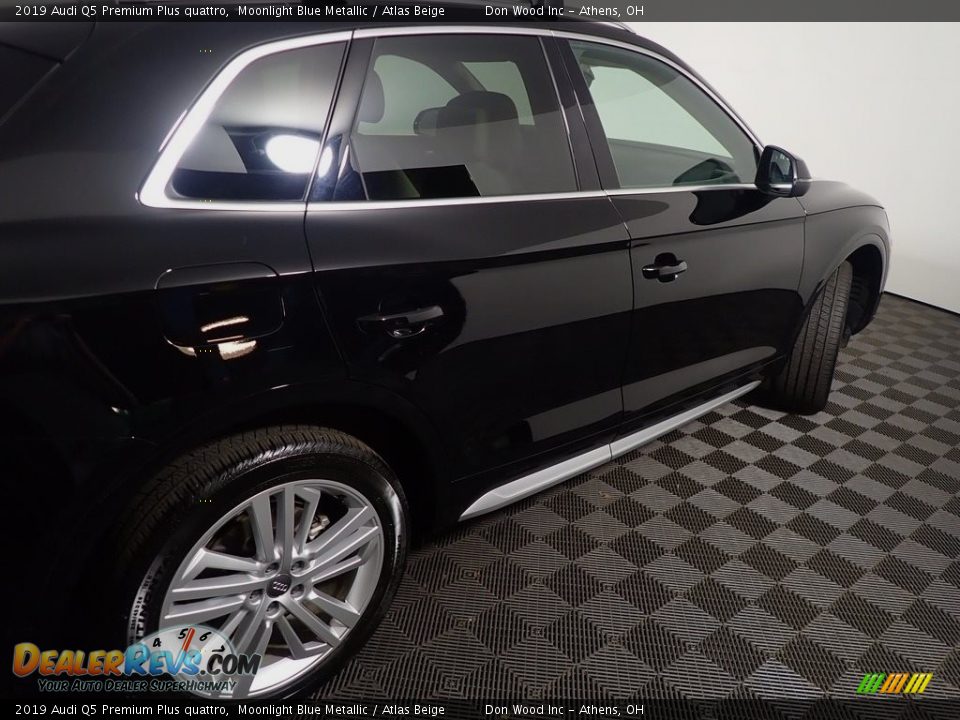 2019 Audi Q5 Premium Plus quattro Moonlight Blue Metallic / Atlas Beige Photo #23