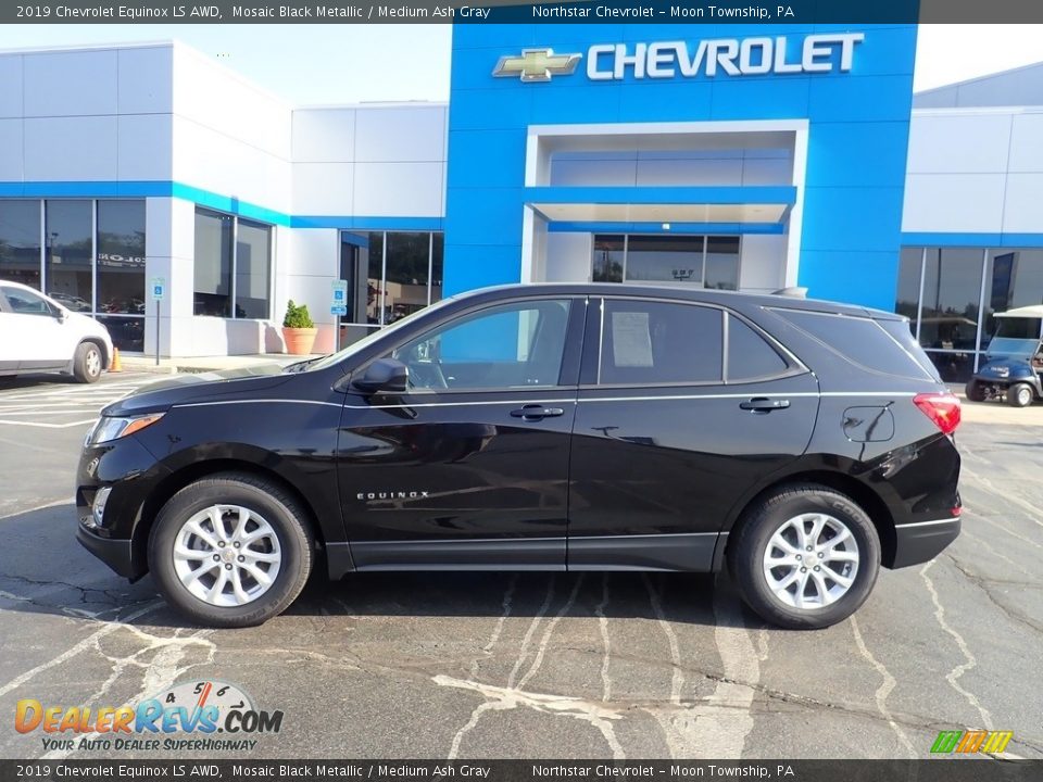 2019 Chevrolet Equinox LS AWD Mosaic Black Metallic / Medium Ash Gray Photo #3