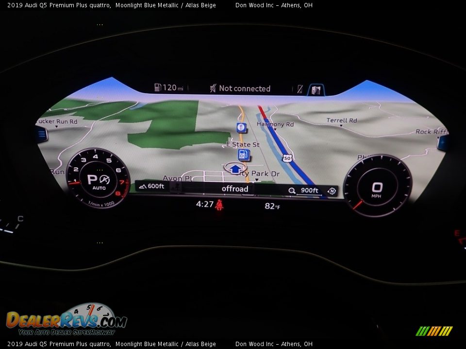 2019 Audi Q5 Premium Plus quattro Moonlight Blue Metallic / Atlas Beige Photo #32