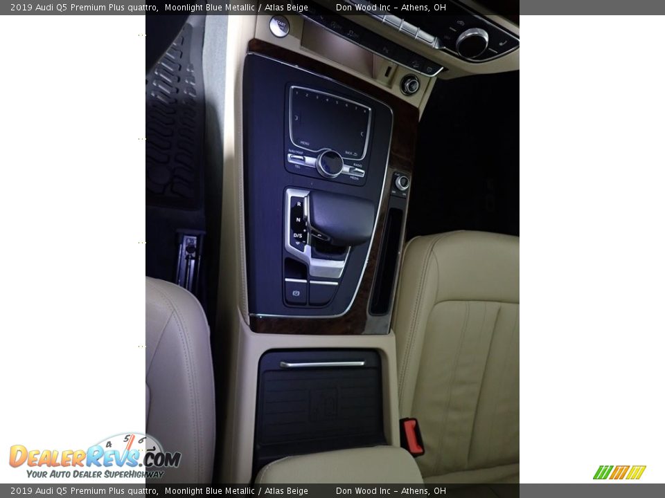 2019 Audi Q5 Premium Plus quattro Moonlight Blue Metallic / Atlas Beige Photo #36