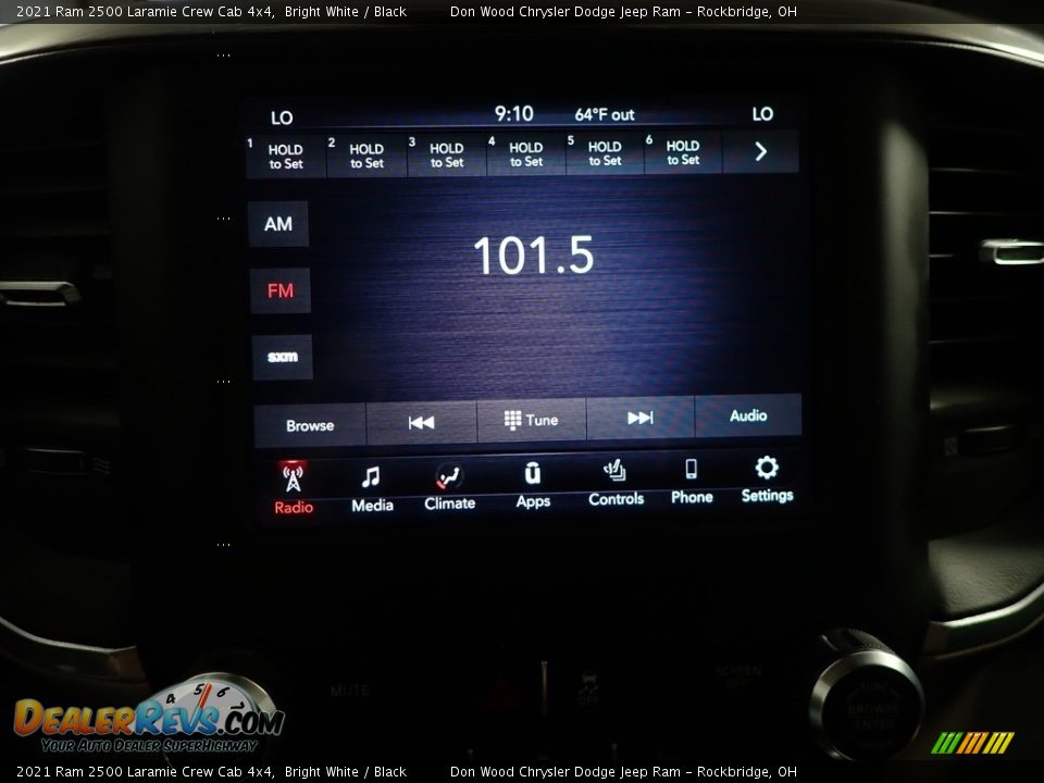 2021 Ram 2500 Laramie Crew Cab 4x4 Bright White / Black Photo #25