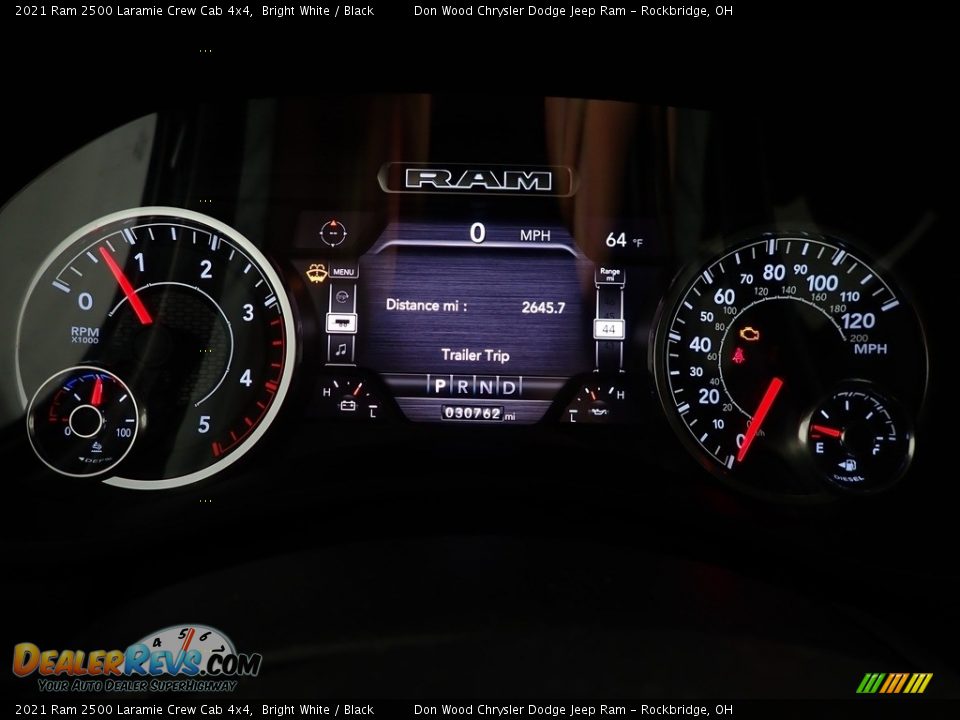 2021 Ram 2500 Laramie Crew Cab 4x4 Bright White / Black Photo #27