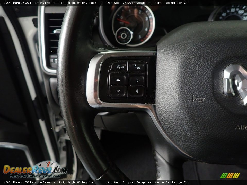 2021 Ram 2500 Laramie Crew Cab 4x4 Bright White / Black Photo #28