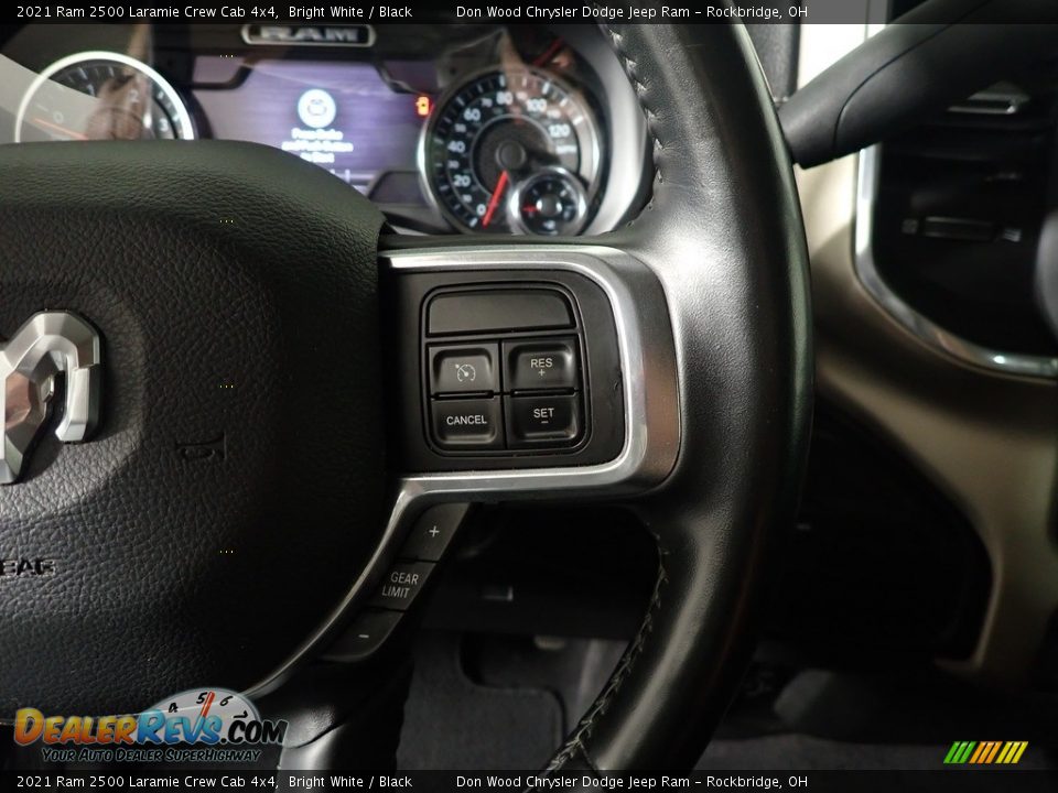 2021 Ram 2500 Laramie Crew Cab 4x4 Bright White / Black Photo #29