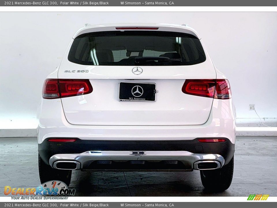 2021 Mercedes-Benz GLC 300 Polar White / Silk Beige/Black Photo #3