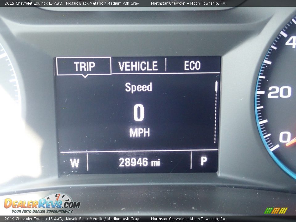 2019 Chevrolet Equinox LS AWD Mosaic Black Metallic / Medium Ash Gray Photo #29