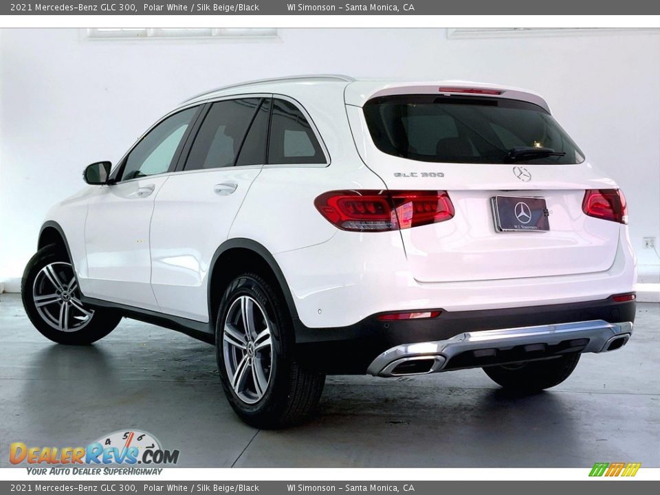 2021 Mercedes-Benz GLC 300 Polar White / Silk Beige/Black Photo #10