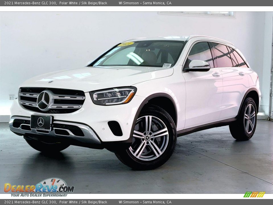 2021 Mercedes-Benz GLC 300 Polar White / Silk Beige/Black Photo #12