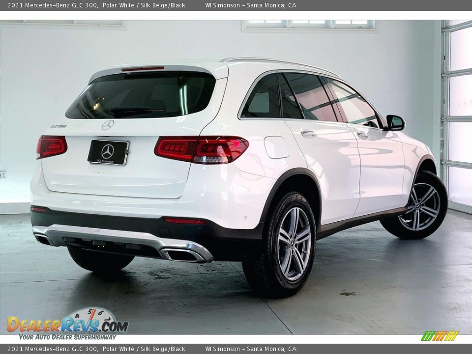 2021 Mercedes-Benz GLC 300 Polar White / Silk Beige/Black Photo #13