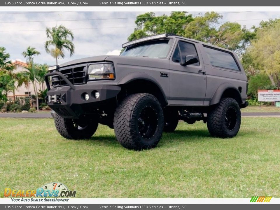 1996 Ford Bronco Eddie Bauer 4x4 Grey / Grey Photo #5