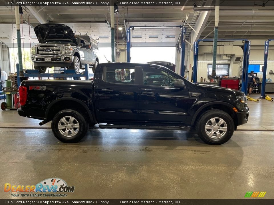 2019 Ford Ranger STX SuperCrew 4x4 Shadow Black / Ebony Photo #4