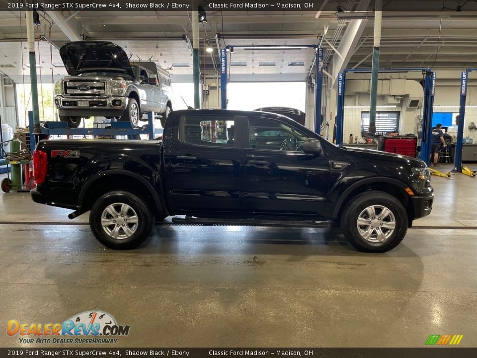 2019 Ford Ranger STX SuperCrew 4x4 Shadow Black / Ebony Photo #4