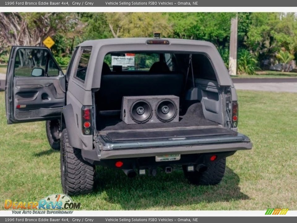 1996 Ford Bronco Eddie Bauer 4x4 Grey / Grey Photo #6