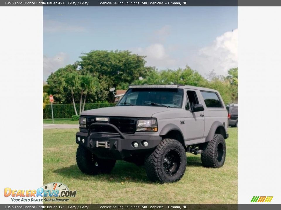 1996 Ford Bronco Eddie Bauer 4x4 Grey / Grey Photo #7