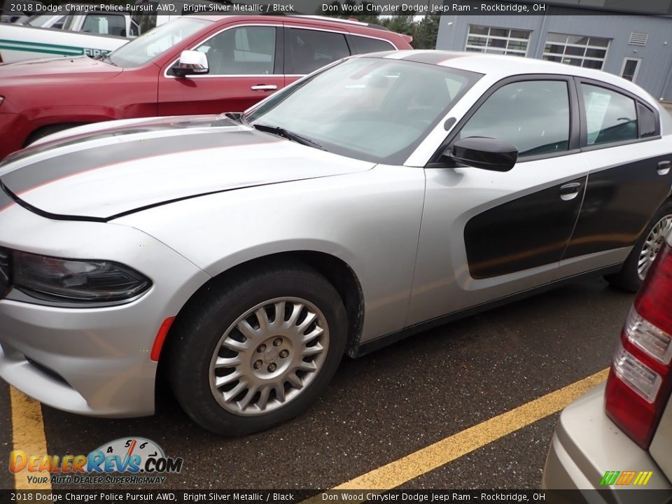 Bright Silver Metallic 2018 Dodge Charger Police Pursuit AWD Photo #4