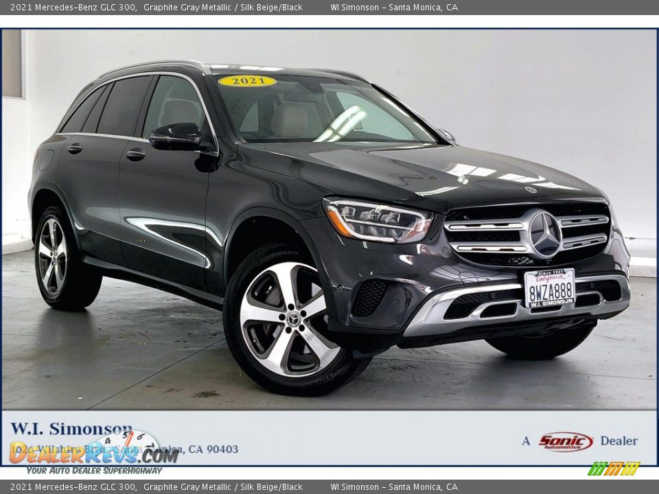 2021 Mercedes-Benz GLC 300 Graphite Gray Metallic / Silk Beige/Black Photo #1