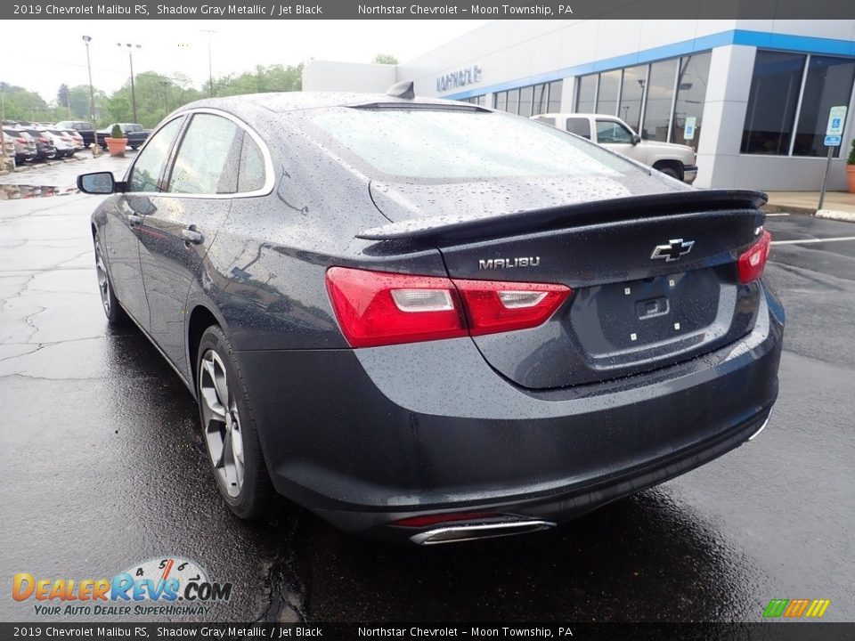 2019 Chevrolet Malibu RS Shadow Gray Metallic / Jet Black Photo #5