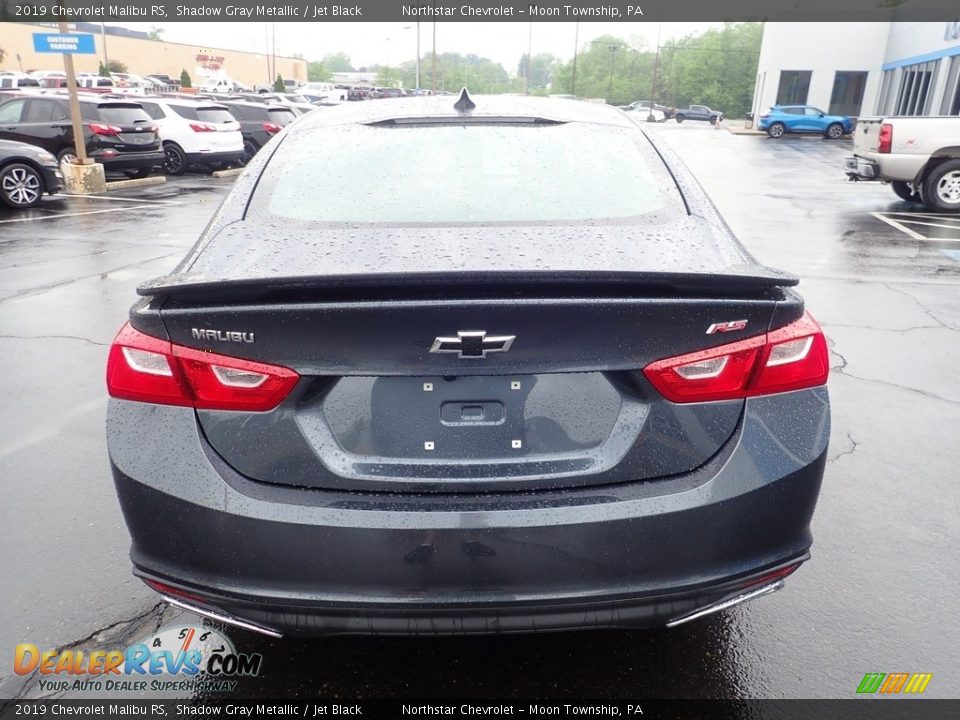 2019 Chevrolet Malibu RS Shadow Gray Metallic / Jet Black Photo #6