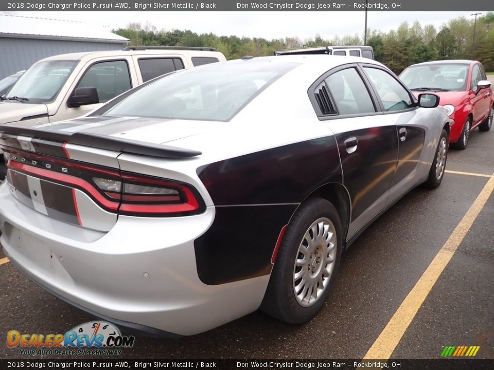 2018 Dodge Charger Police Pursuit AWD Bright Silver Metallic / Black Photo #7