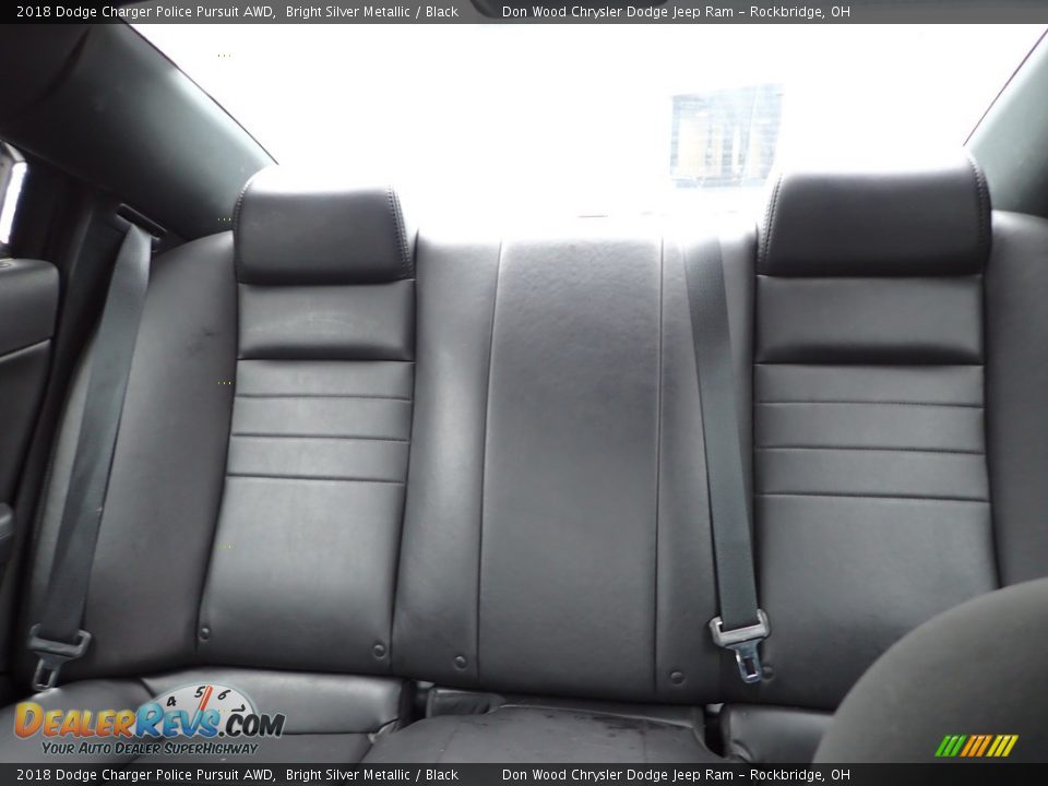 Rear Seat of 2018 Dodge Charger Police Pursuit AWD Photo #12