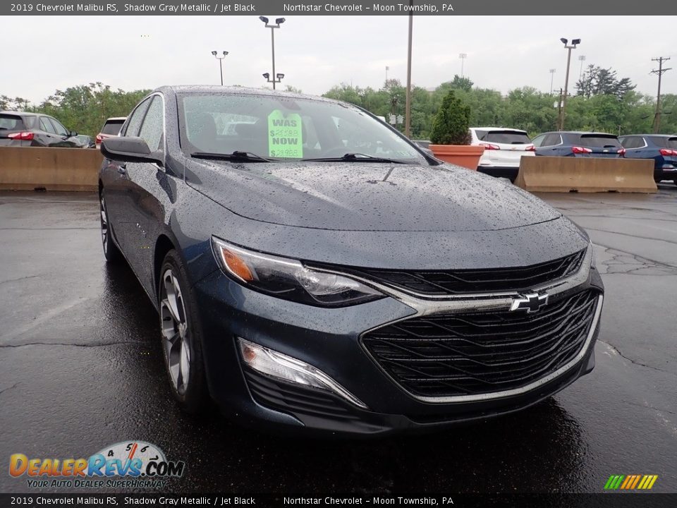 2019 Chevrolet Malibu RS Shadow Gray Metallic / Jet Black Photo #12