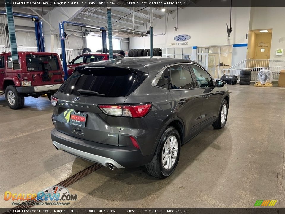 2020 Ford Escape SE 4WD Magnetic Metallic / Dark Earth Gray Photo #4