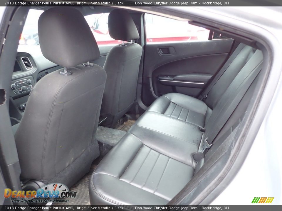 Rear Seat of 2018 Dodge Charger Police Pursuit AWD Photo #13
