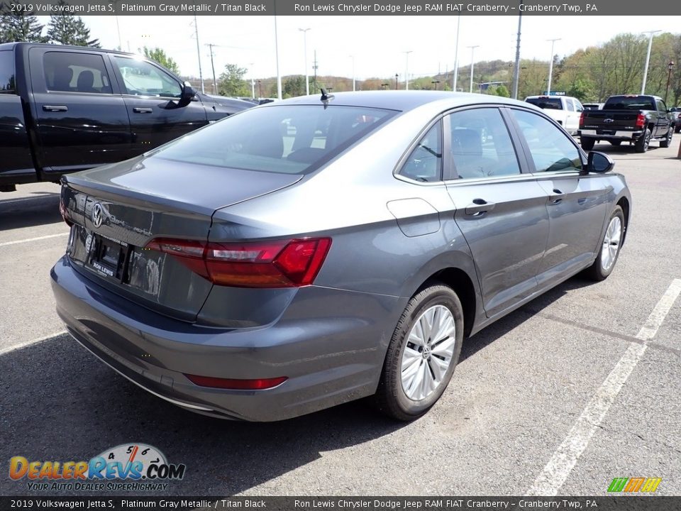 2019 Volkswagen Jetta S Platinum Gray Metallic / Titan Black Photo #4