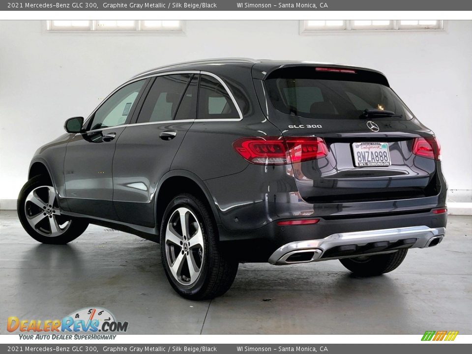 2021 Mercedes-Benz GLC 300 Graphite Gray Metallic / Silk Beige/Black Photo #10