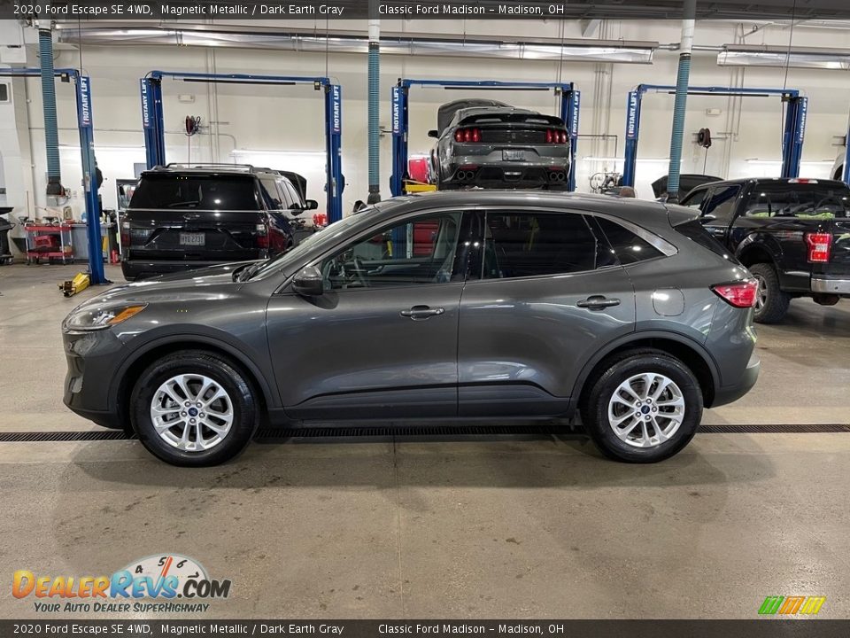 2020 Ford Escape SE 4WD Magnetic Metallic / Dark Earth Gray Photo #7