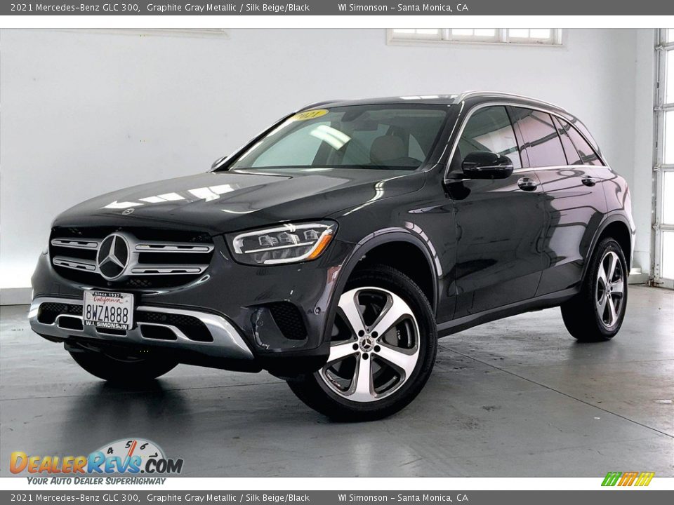 2021 Mercedes-Benz GLC 300 Graphite Gray Metallic / Silk Beige/Black Photo #12