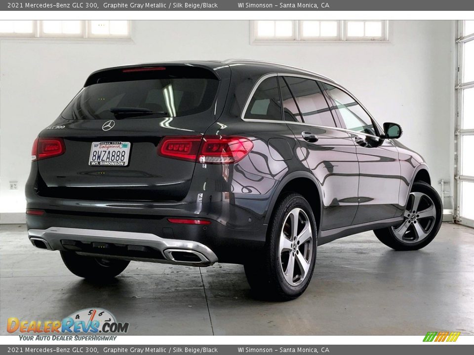 2021 Mercedes-Benz GLC 300 Graphite Gray Metallic / Silk Beige/Black Photo #13