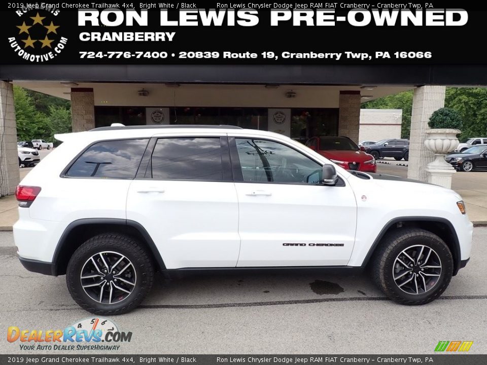 2019 Jeep Grand Cherokee Trailhawk 4x4 Bright White / Black Photo #1