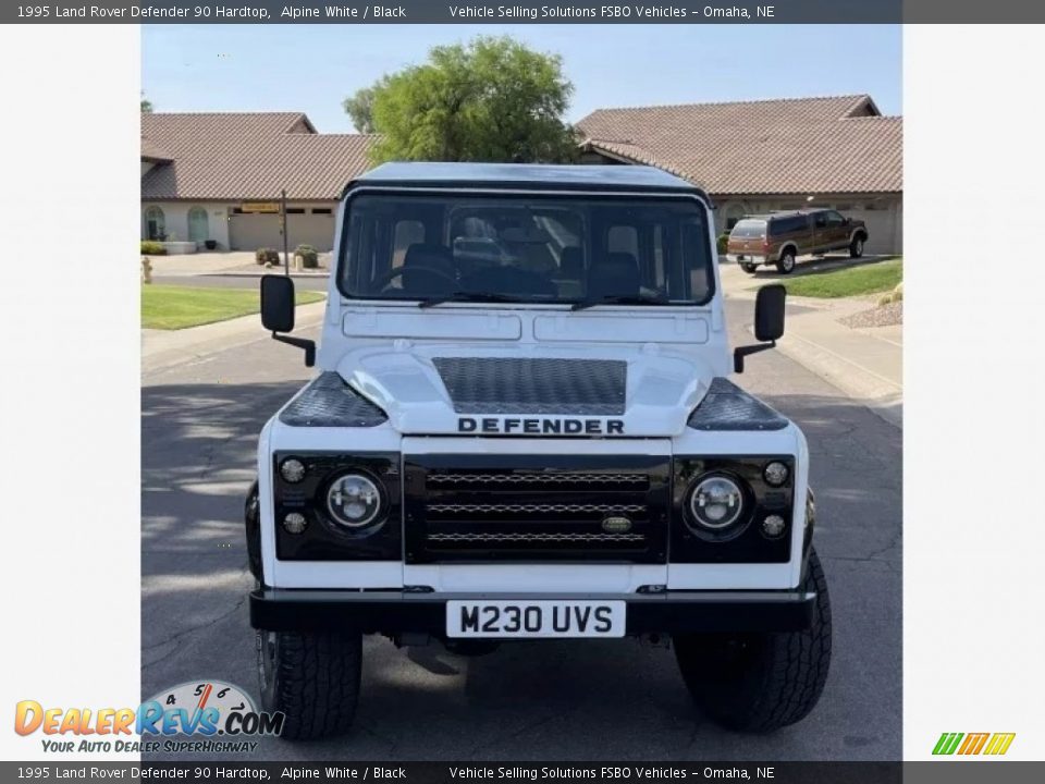 1995 Land Rover Defender 90 Hardtop Alpine White / Black Photo #4