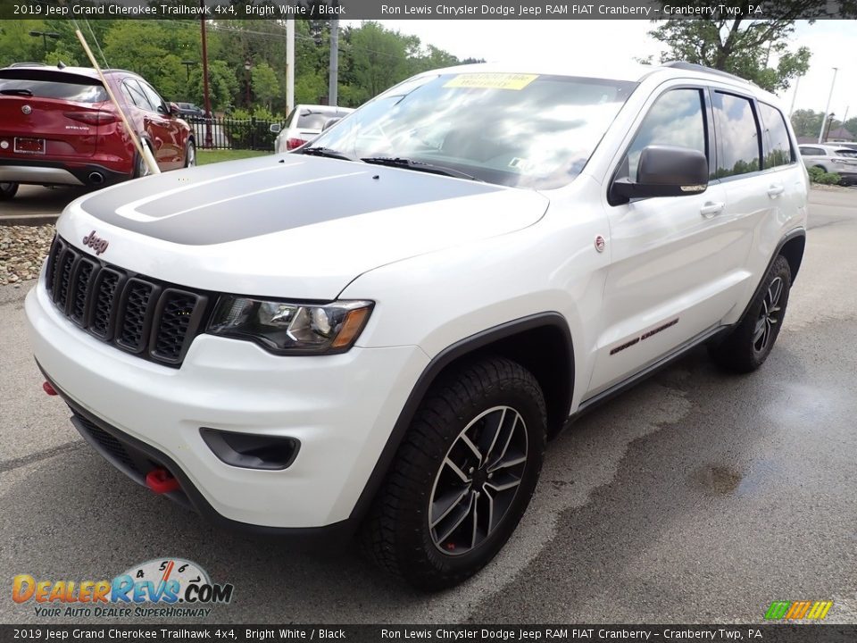 2019 Jeep Grand Cherokee Trailhawk 4x4 Bright White / Black Photo #4