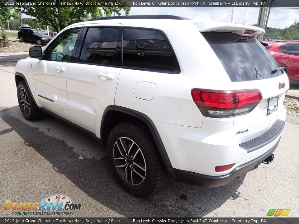 2019 Jeep Grand Cherokee Trailhawk 4x4 Bright White / Black Photo #6