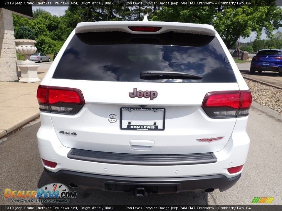 2019 Jeep Grand Cherokee Trailhawk 4x4 Bright White / Black Photo #7