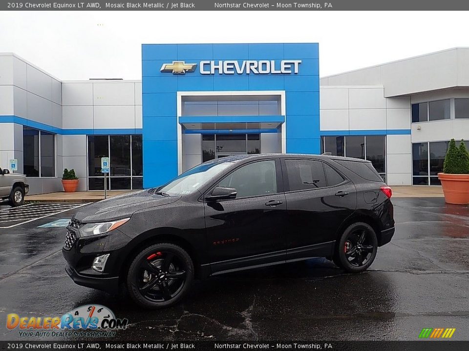 2019 Chevrolet Equinox LT AWD Mosaic Black Metallic / Jet Black Photo #1