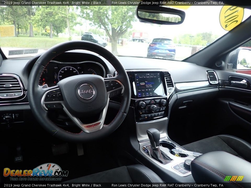 2019 Jeep Grand Cherokee Trailhawk 4x4 Bright White / Black Photo #14